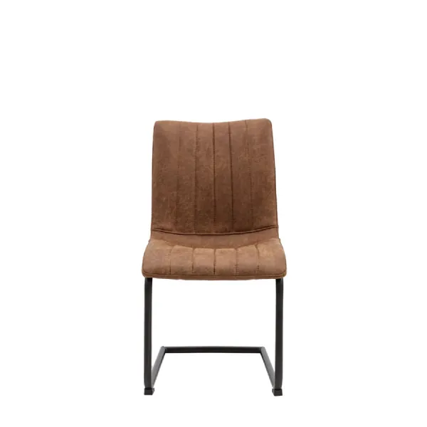 Edington Brown Chair (2pk)