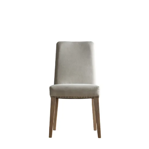 Rex Dining Chair Cement Linen (2pk)
