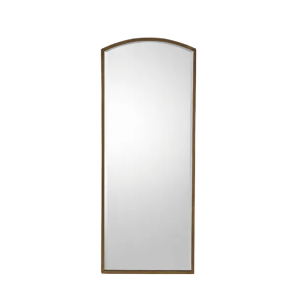 Higgins Arch Mirror Antique Gold 600x1500mm