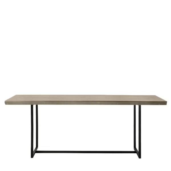 Forden Dining Table Grey 900x2200x750mm