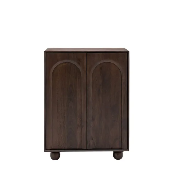 Walnut Colour Storage Cupboard