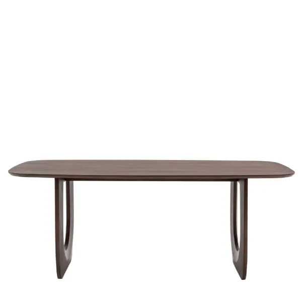 Walnut Colour Retro Dining Table