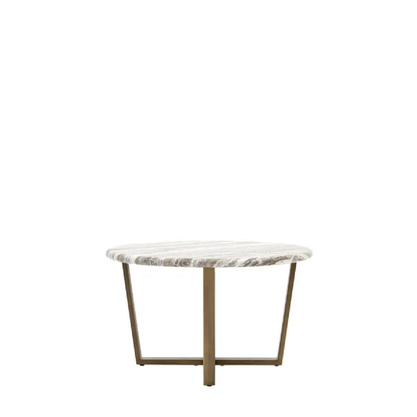 Bronze Frame Marble Coffee Table