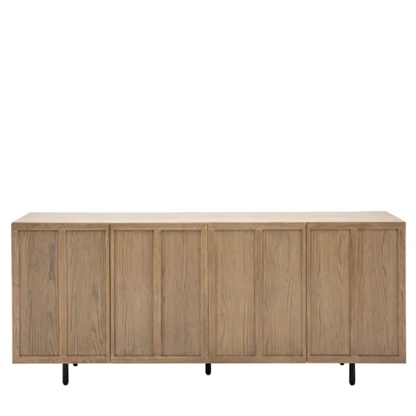 White Oak 4 Door Shaker Sideboard