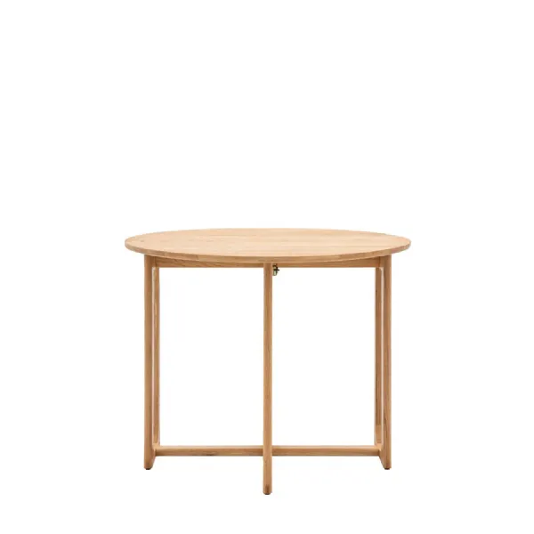 Craft Folding Dining Table Natural 1000x1000x750mm