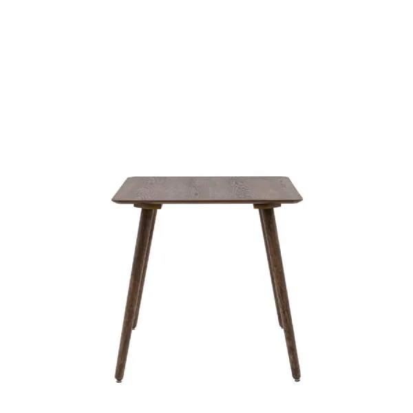 Hatfield Square Dining Table Smoked 770x770x750mm