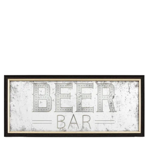 Vintage Beer Bar Mirror