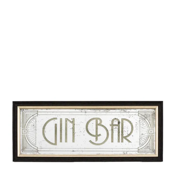 Gin Bar Mirror 470x190mm