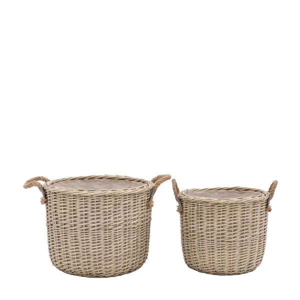 Paraiso Round Baskets (Set of 2)