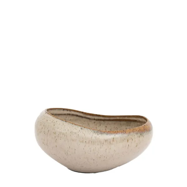 Speckle Glaze Bowl Oatmeal (4pk)