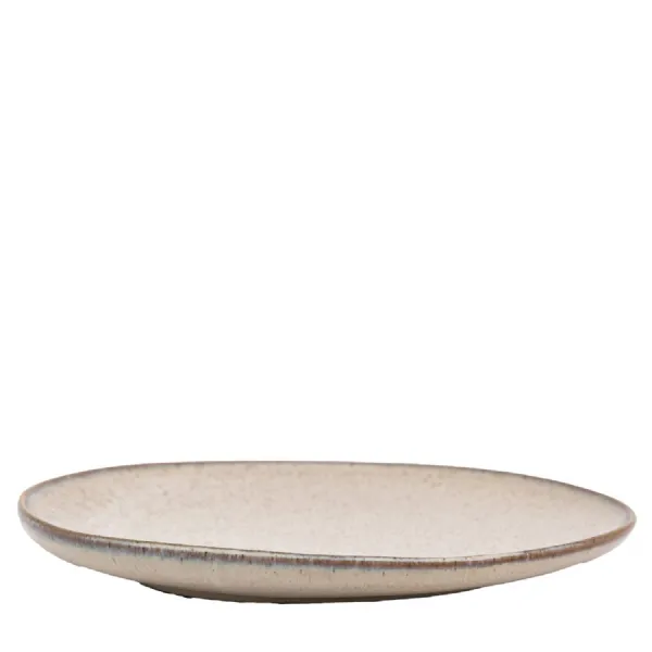 Speckle Glaze Side Plate Oatmeal (4pk)