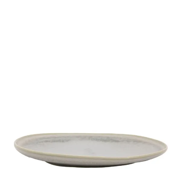 Pebble Glaze Side Plate Dove Grey (4pk)