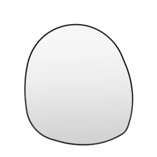 Holworth Pebble Mirror Black 890x840mm