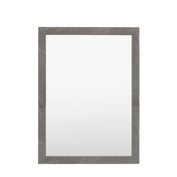 Glass Size mm 500x700 Mirror Marbled Grey Small
