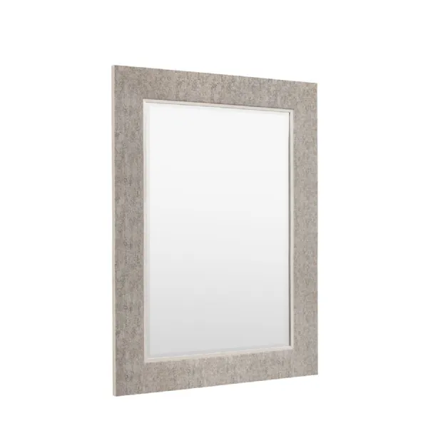 Silver Intricate Patterned Rectangle Wall Mirror