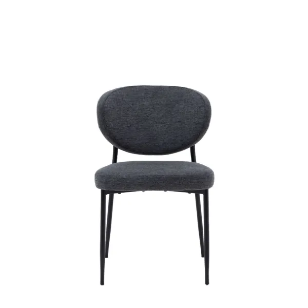 Dining Chair Charcoal 2pk