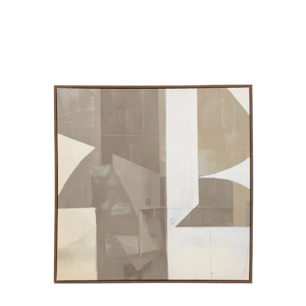 Abstract Framed Canvas