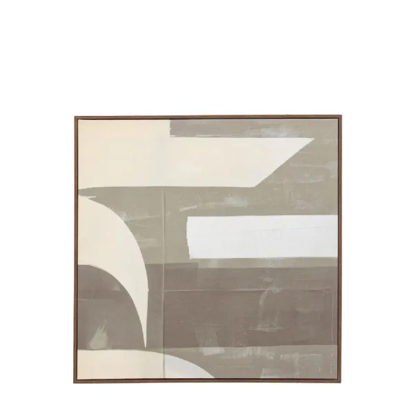 Abstract Framed Canvas