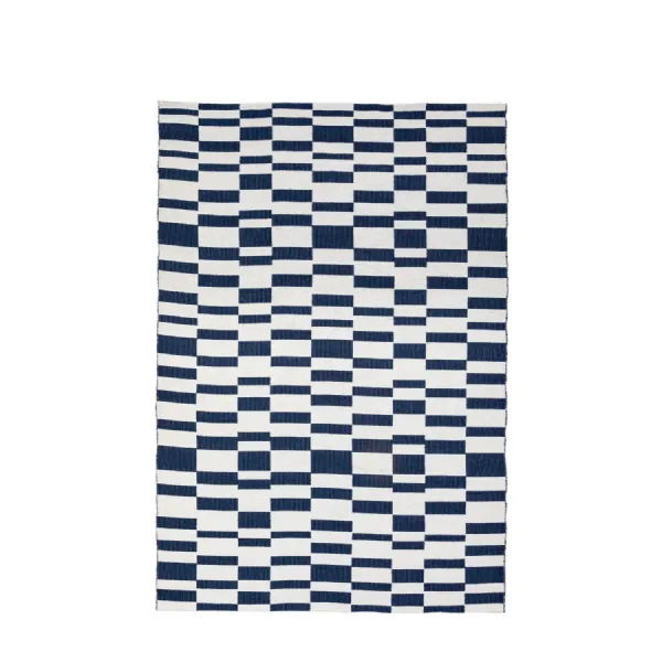 Jacquard Rug Blue Small