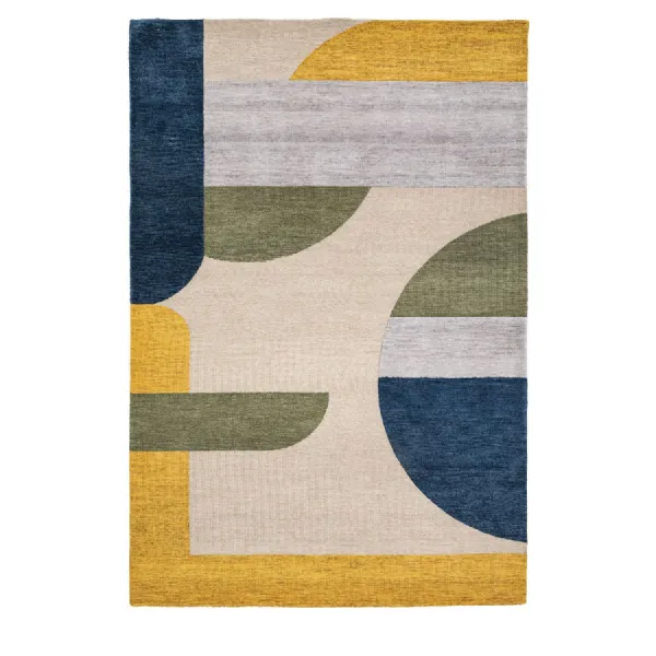 Multi Geo Wool Rug Large