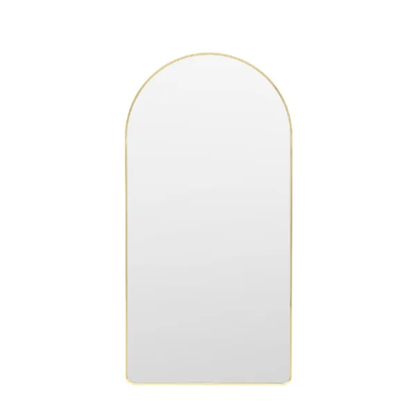 Large Arch Mirror Gold