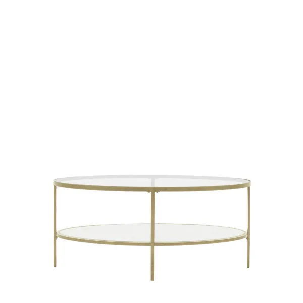 Hudson Coffee Table Champagne 1120x610x510mm