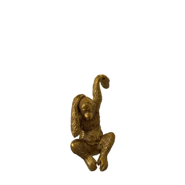 Luis Orangutan Pot Hanger Gold (2pk)