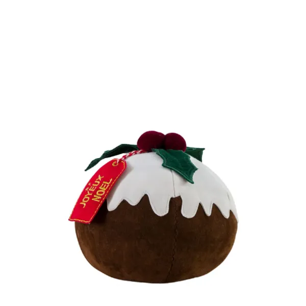 Pudding Doorstop Brown White