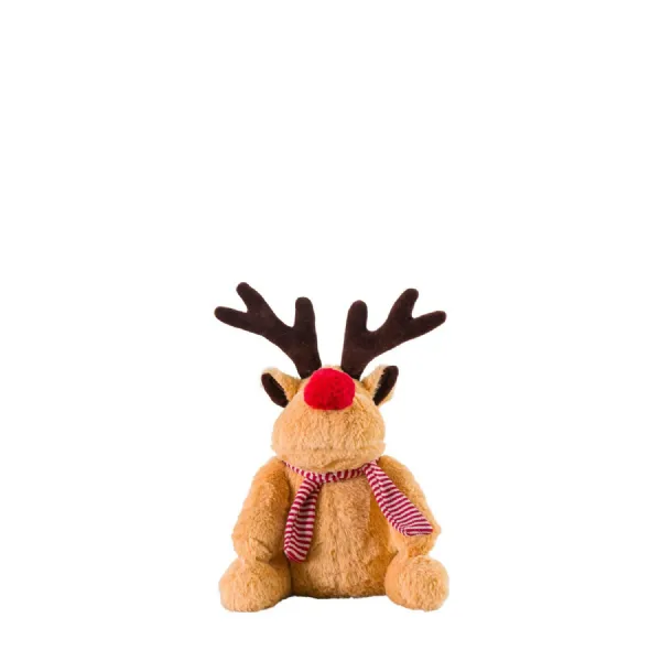 Festive Brown Reindeer Doorstop
