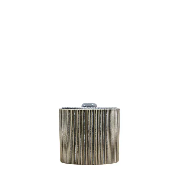 Estrid Jar Large Grey 200x200x190mm