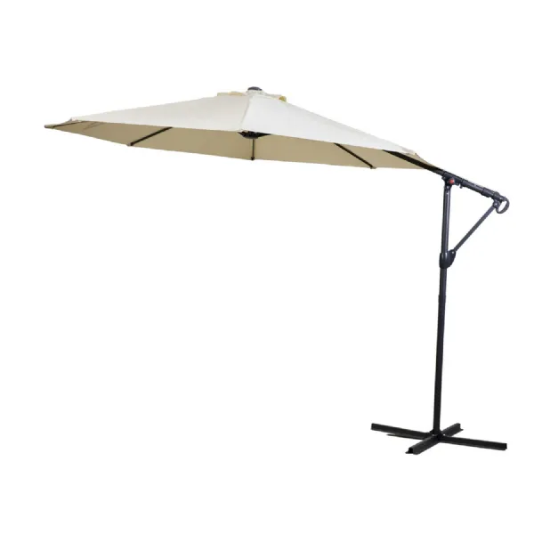 Cream 3m Garden Parasol