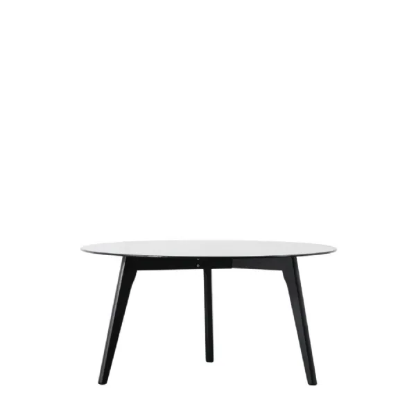 Blair Round Coffee Table Black 900x900x450mm