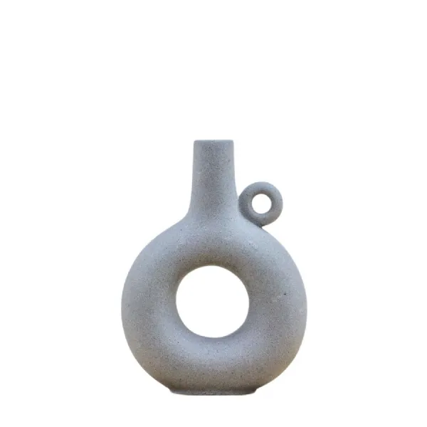 Soren Vase Light Grey 185x70x255mm