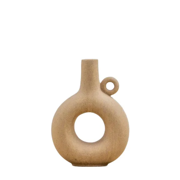 Soren Vase Oatmeal 185x70x255mm