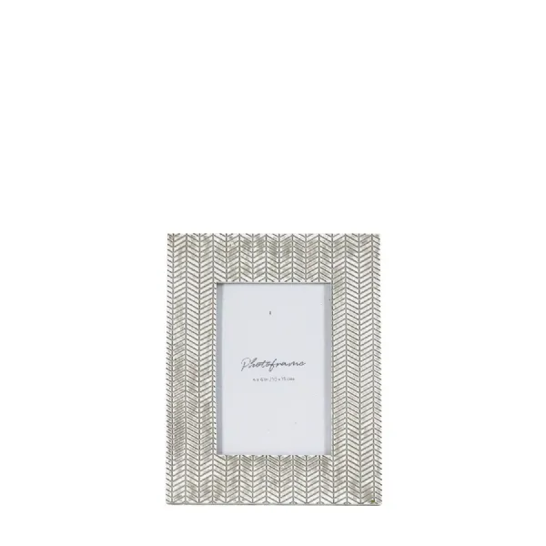 Manni Photo Frame 4x6 Distressed Grey 170x12x220mm