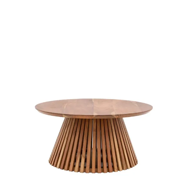 Brookland Slatted Coffee Table 800x800x400mm