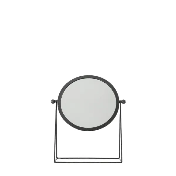 Black Industrial Dressing Mirror