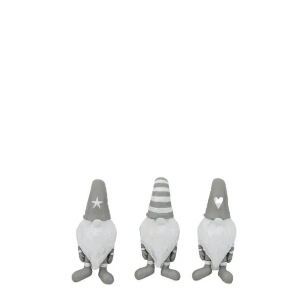 Gerald Gonk Pothanger Grey (Set of 3) 45x35x95mm