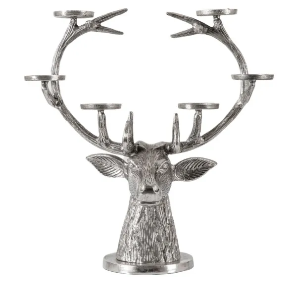 Stag Aluminium Candelabra