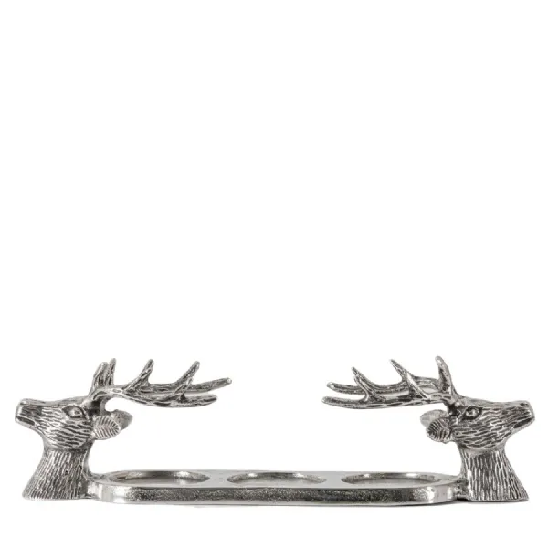 Stag Candleholder Aluminium 420x105x110mm