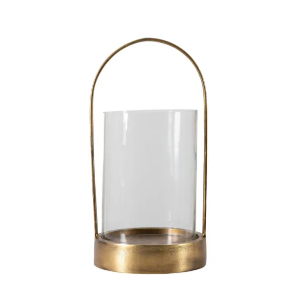 Linton Hurricane Antiq Brass Finish 245x245x480mm