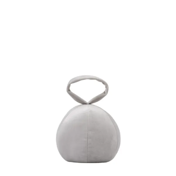 Natural Velvet Bell Doorstop