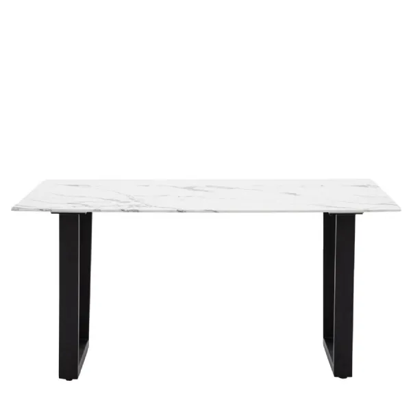 Davidson Dining Table White Effect 1600x900x750mm