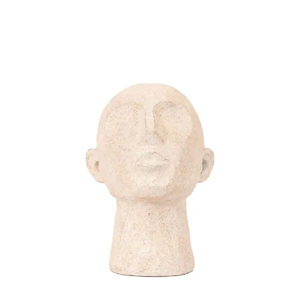 Headz Bookend Cream (Set of 2) 160x110x225mm