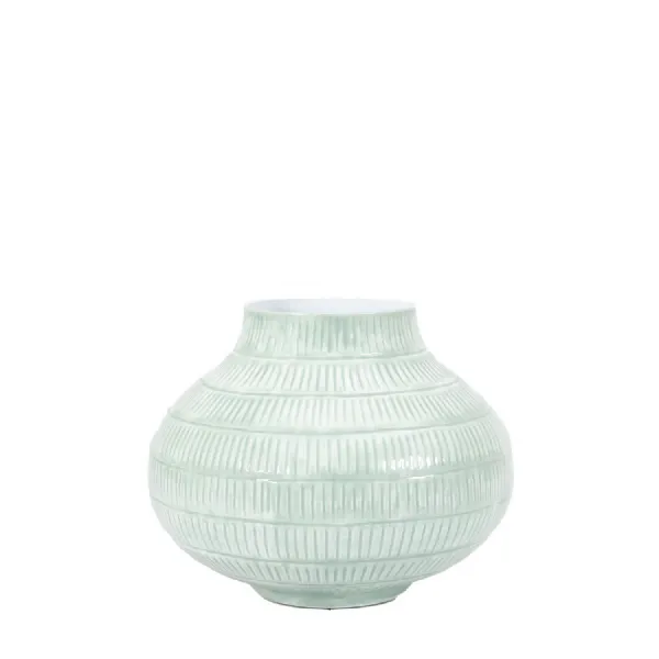 Emmy Vase Large Pale Sage 240x240x195mm