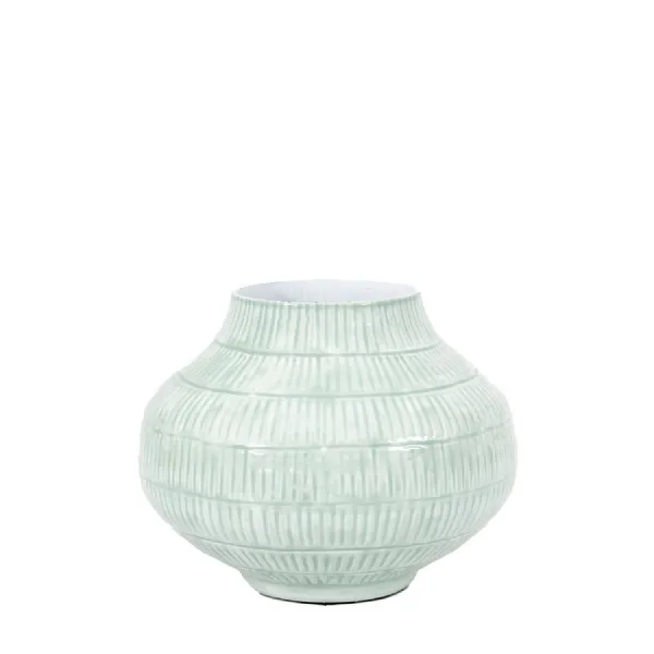Emmy Vase Small Pale Sage 190x190x160mm