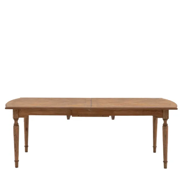 Brown Wooden Extending Dining Table