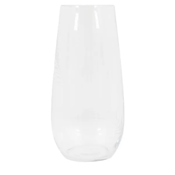 Feather Vase Large Clear 160x160x350mm