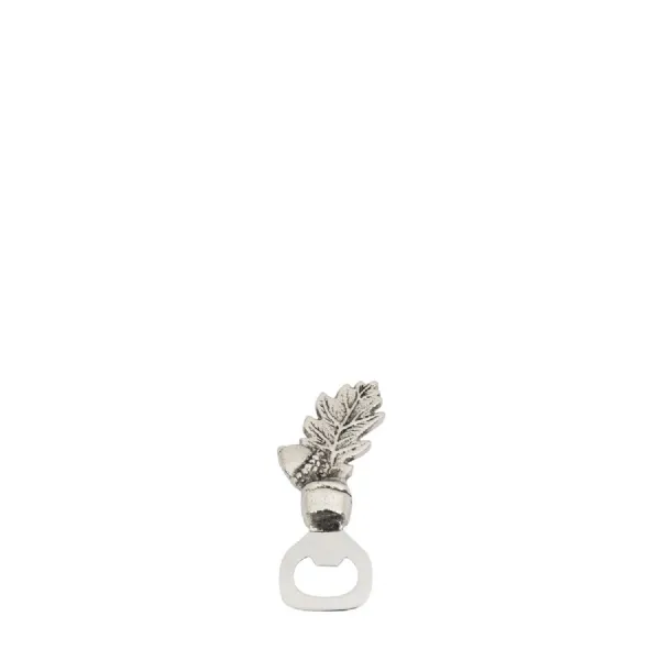 Antique Nickel Acorn Bottle Opener