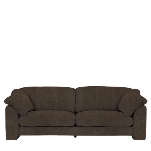 Verona Moody Fabric 4 Seater Sofa Wrap Over Arm Cushions